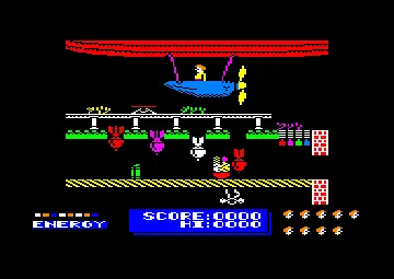 Dynamite Dan (UK) (1985) screen shot game playing